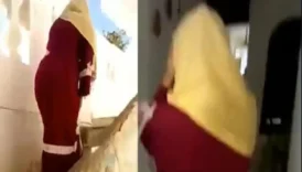 Eve Attığı Türbanlı